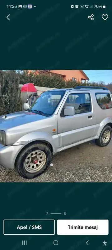 Utilizat 2008 Suzuki Jimny SUV | 5.300 EUR - Imagine 1/4