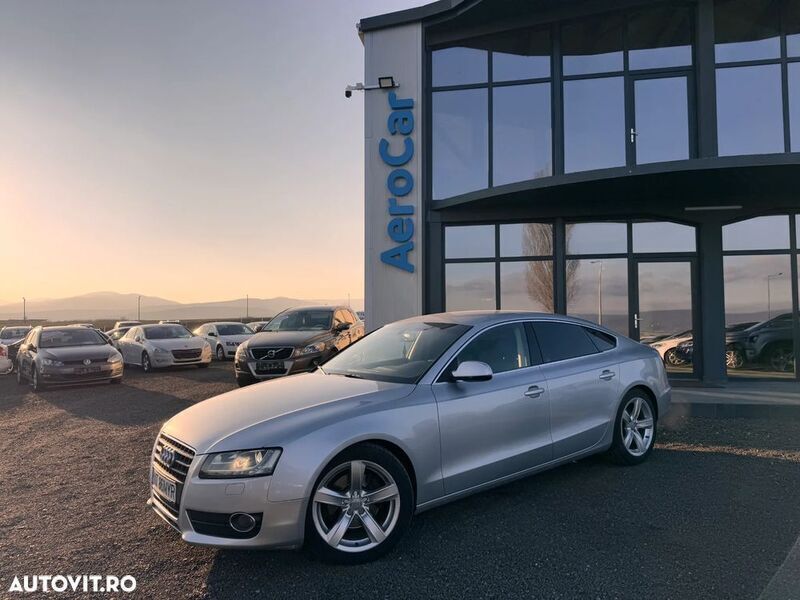Argint Utilizat 2009 Audi A5 Sportback Coupe | 7.990 EUR - Imagine 1/4