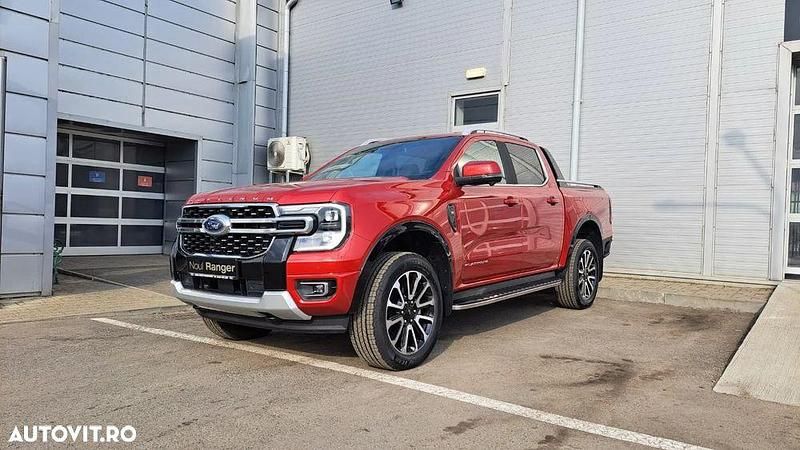 Gri Nouă 2025 Ford Ranger Platinum Pickup | 56.870 EUR (Preț OK) - Imagine 1/4