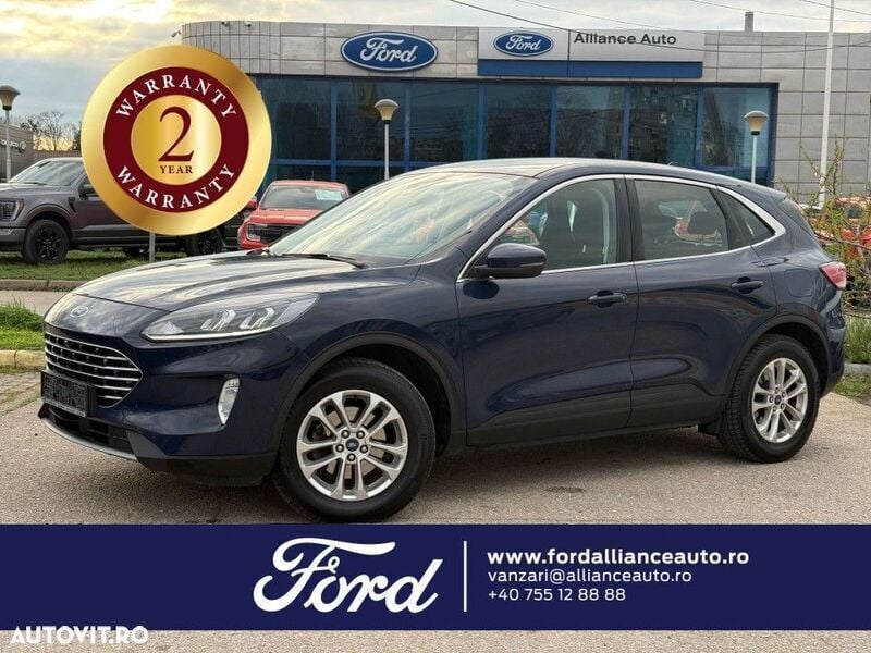 Albastru Utilizat 2020 Ford Kuga Titanium SUV | 19.990 EUR (Preț OK) - Imagine 1/4