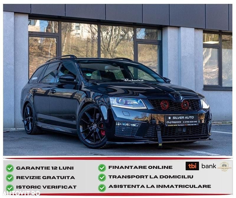 Culoarenegru Utilizat 2015 Skoda Octavia RS Break | 12.450 EUR (Preț OK) - Imagine 1/4