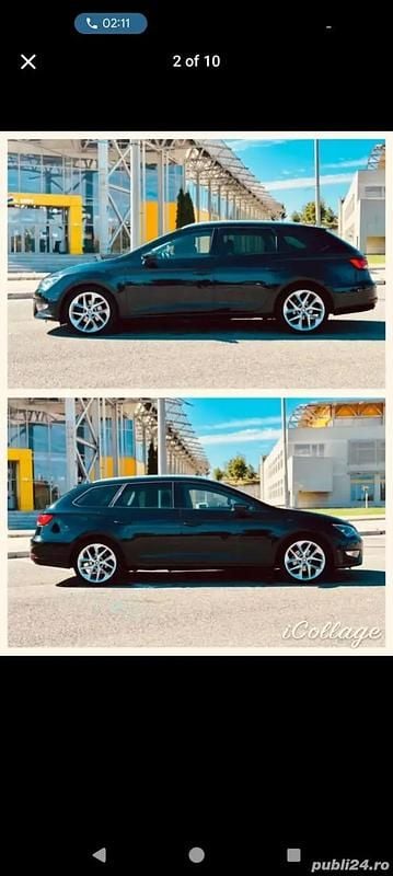 Negru Utilizat 2016 Seat Leon FR Hatchback | 9.300 EUR (Preț OK) - Imagine 1/4