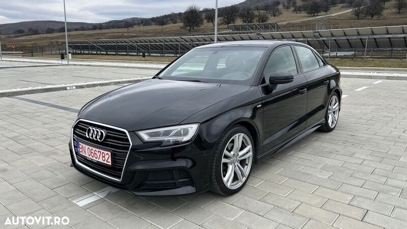 Negru Utilizat 2020 Audi A3 S-Line Berlinǎ | 15.500 EUR (Preț OK) - Imagine 1/4