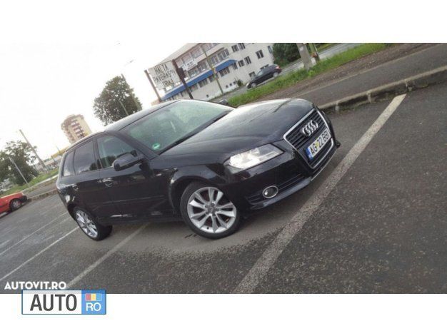 Negru metalizat Utilizat 2011 Audi A3 S-Line Hatchback | 8.699 EUR (Scump) - Imagine 1/4