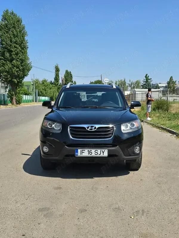 Negru Utilizat 2011 Hyundai Santa Fe SUV | 8.500 EUR (Puțin scump) - Imagine 1/4