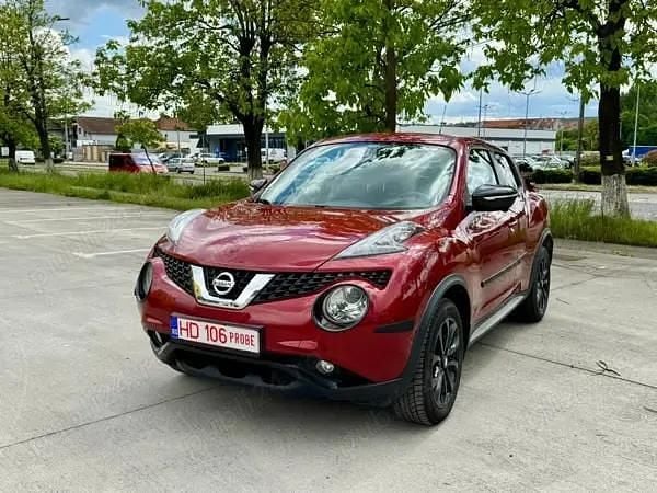 Rosu Utilizat 2015 Nissan Juke Tekna SUV | 7.290 EUR (Preț OK) - Imagine 1/4