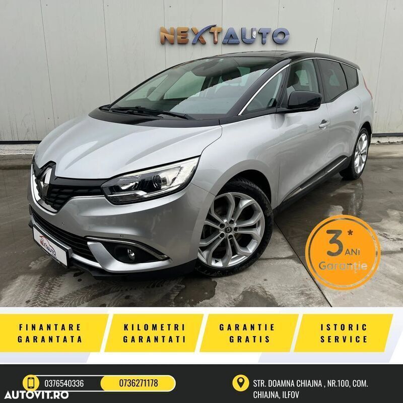 Argint Utilizat 2020 Renault Grand Scénic IV Monovolum | 12.750 EUR - Imagine 1/4