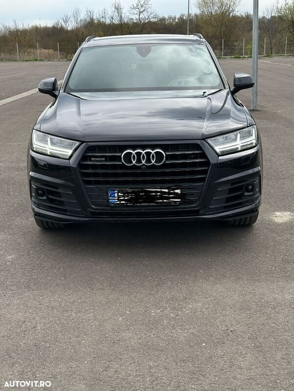 Second-hand Audi Q7 S-Line 286 CP (210 kW) 2019 Negru SUV