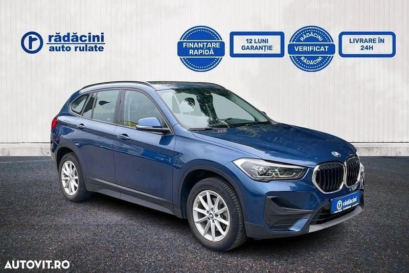 Culoarealbastru Utilizat 2021 BMW X1 Advantage SUV | 24.650 EUR (Preț OK) - Imagine 1/3