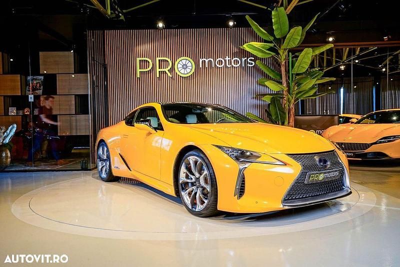 Second-hand Lexus LC 500 299 CP (219 kW) 2019 Culoaregalbeuriu Coupe