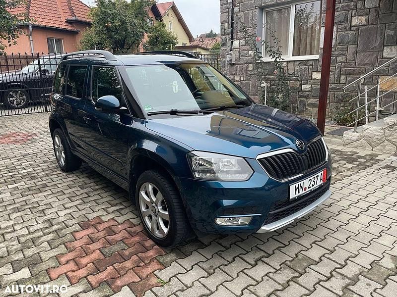Culoarealbastru Utilizat 2015 Skoda Yeti SUV | 7.400 EUR (Preț OK) - Imagine 1/4