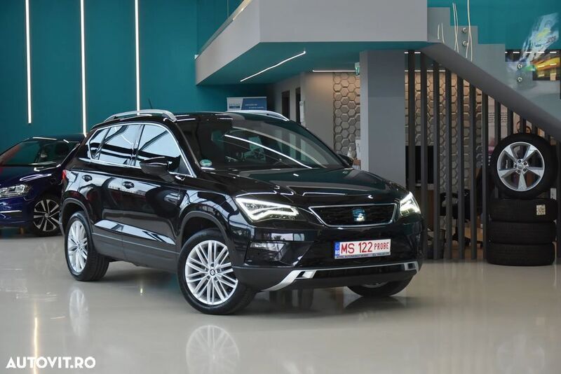 Negru Utilizat 2017 Seat Ateca 4Drive SUV | 14.250 EUR (Preț OK) - Imagine 1/4