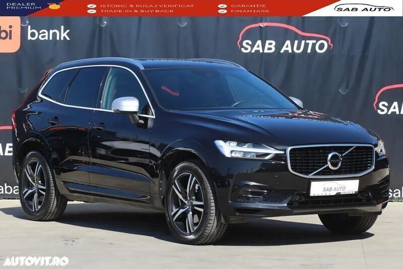 Negru Utilizat 2019 Volvo XC60 R-Design SUV | 32.528 EUR (Preț OK) - Imagine 1/4