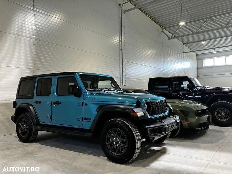 Culoarealbastru Utilizat 2024 Jeep Wrangler SUV | 41.000 EUR - Imagine 1/4