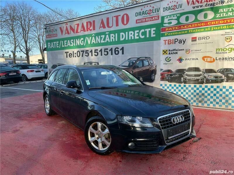 Negru Utilizat 2009 Audi A4 Berlinǎ | 6.999 EUR (Preț OK) - Imagine 1/4