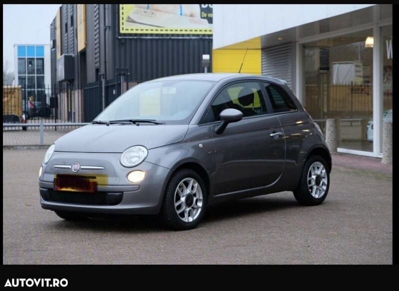 Gri Utilizat 2010 Fiat 500 Hatchback | 5.500 EUR (Preț bun) - Imagine 1/4