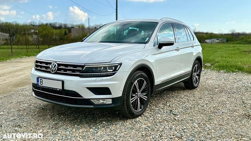Alb Utilizat 2017 VW Tiguan Elegance SUV | 19.900 EUR (Puțin scump) - Imagine 1/4