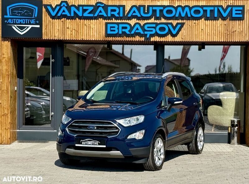 Albastru Utilizat 2020 Ford Ecosport Titanium SUV | 11.150 EUR (Preț OK) - Imagine 1/4