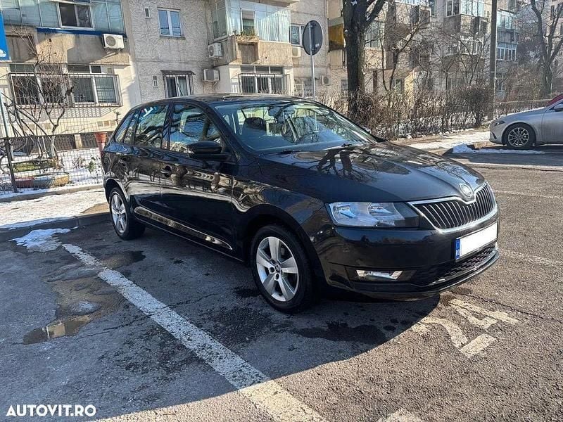 Culoarenegru Second-hand 2019 Skoda Rapid Ambition Hatchback | 8.499 EUR (Preț OK) - Imagine 1/4