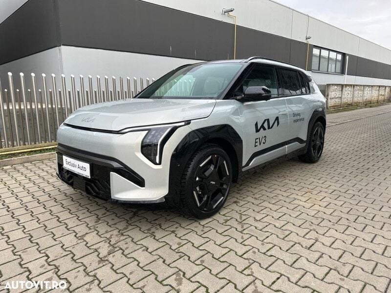 Argint Utilizat 2024 Kia EV3 SUV | 38.390 EUR - Imagine 1/4