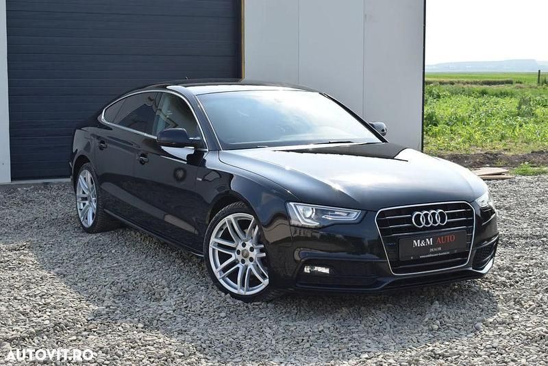 Negru Utilizat 2016 Audi A5 Sportback Coupe | 13.390 EUR (Preț OK) - Imagine 1/4