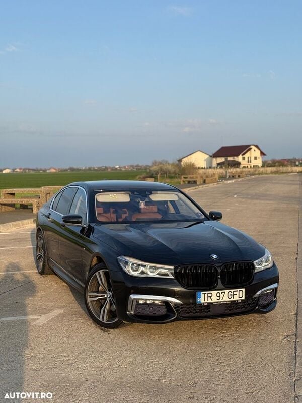 Negru Utilizat 2016 BMW 740 Berlinǎ | 33.800 EUR (Super Preț) - Imagine 1/4