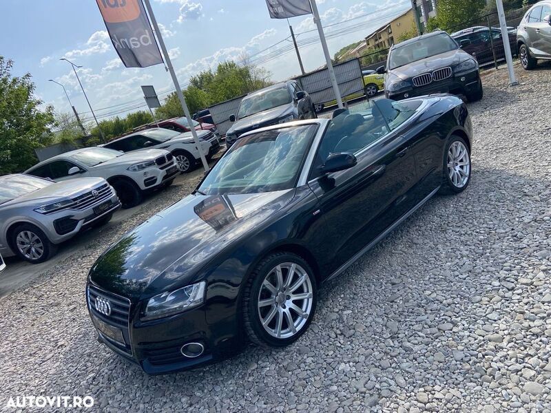 Negru Utilizat 2010 Audi A5 Cabriolet Cabrio | 9.499 EUR (Scump) - Imagine 1/4