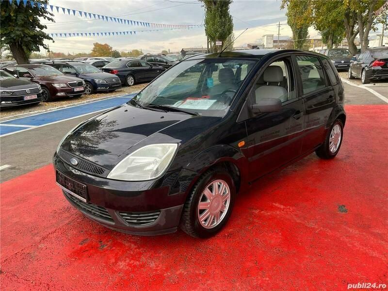 Second-hand Ford Fiesta 80 CP (58 kW) 2002 Negru Hatchback