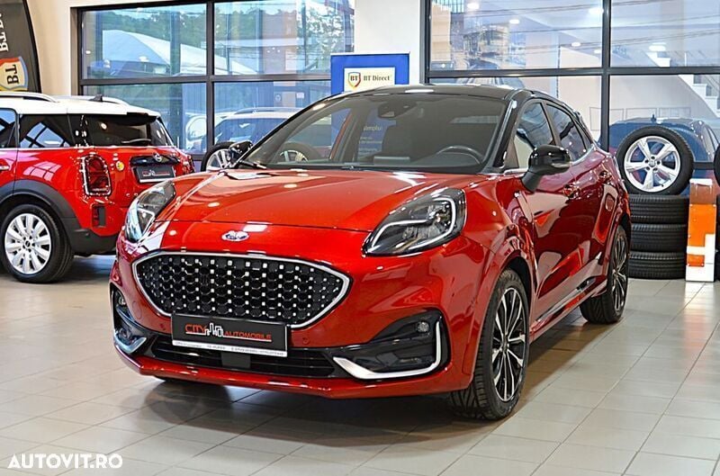 Rosu Utilizat 2022 Ford Puma ST-Line SUV | 16.990 EUR (Preț OK) - Imagine 1/4