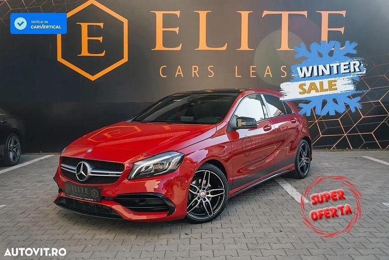 Second-hand Mercedes A200 AMG line 136 CP (100 kW) 2016 Culoarerosu Hatchback