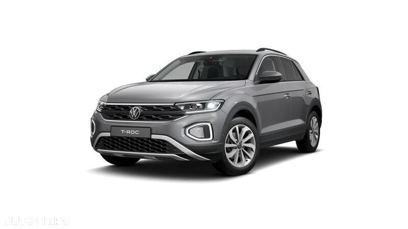 Gri Nouă 2025 VW T-Roc Life SUV | 26.635 EUR (Super Preț) - Imagine 1/4