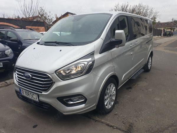 Argintiu Utilizat 2020 Ford Tourneo Custom Titanium Van | 28.560 EUR - Imagine 1/4