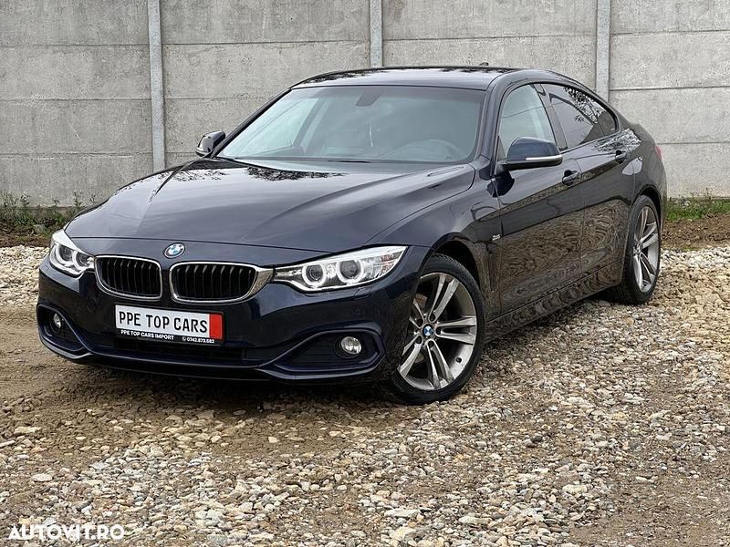 Culoarealbastru Utilizat 2016 BMW 420 Sport Line Coupe | 13.999 EUR (Super Preț) - Imagine 1/4