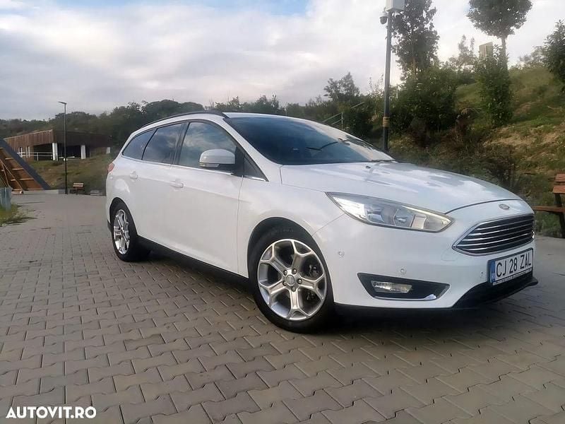 Culoarealb Utilizat 2016 Ford Focus Titanium Break | 6.750 EUR (Preț OK) - Imagine 1/4