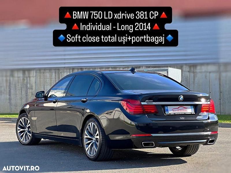 Second-hand BMW 750L Exclusive 381 CP (280 kW) 2014 Culoarenegru Berlinǎ
