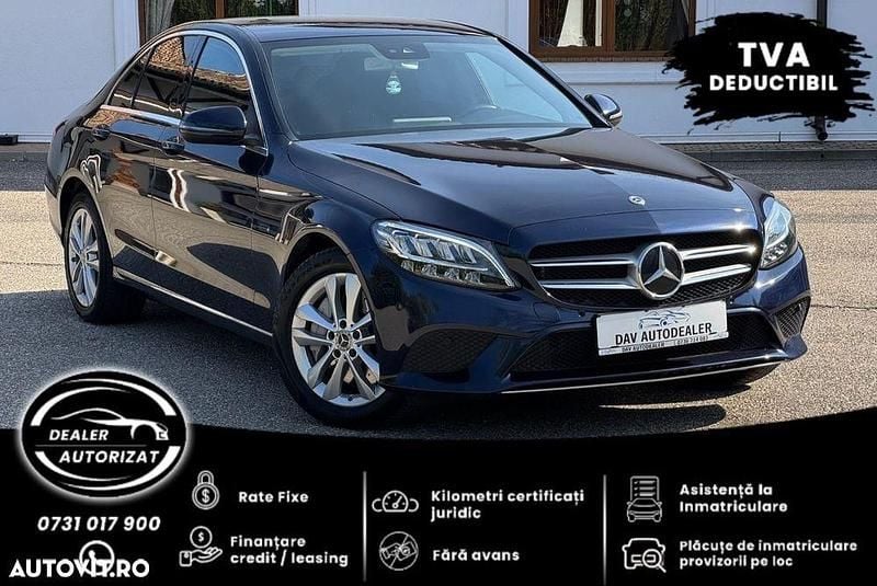 Culoarealbastru Utilizat 2020 Mercedes C300e Avantgarde Berlinǎ | 21.499 EUR (Preț OK) - Imagine 1/4