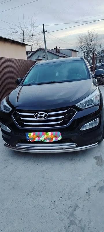 Negru Utilizat 2014 Hyundai Santa Fe SUV | 12.000 EUR (Preț bun) - Imagine 1/4