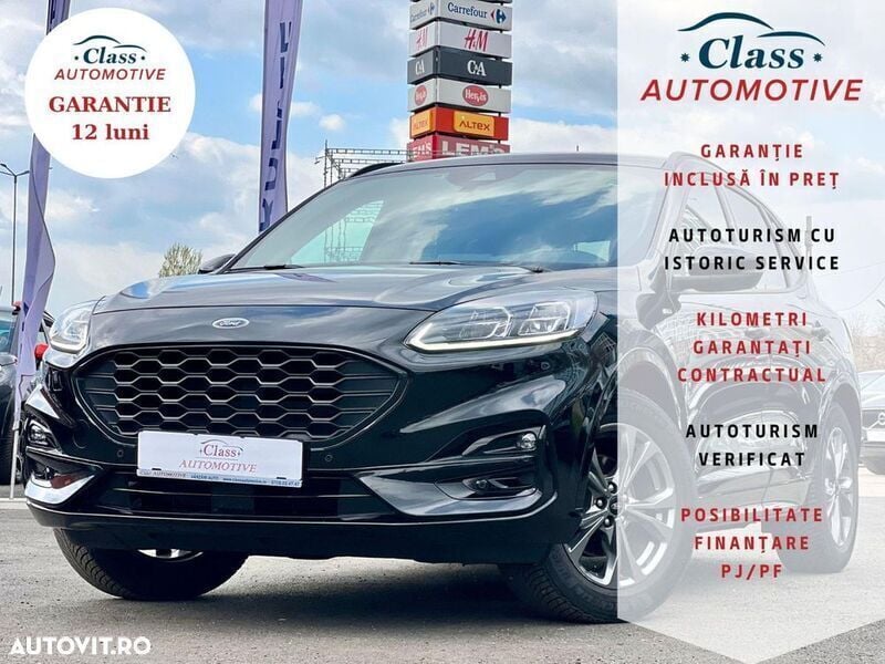 Negru Utilizat 2022 Ford Kuga ST-Line SUV | 23.990 EUR (Preț OK) - Imagine 1/4