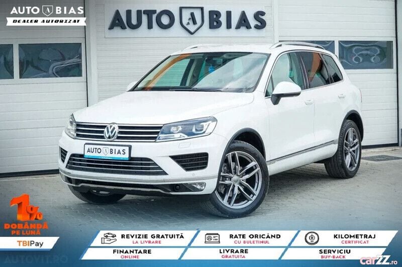 Alb Utilizat 2015 VW Touareg SUV | 20.500 EUR (Preț bun) - Imagine 1/4