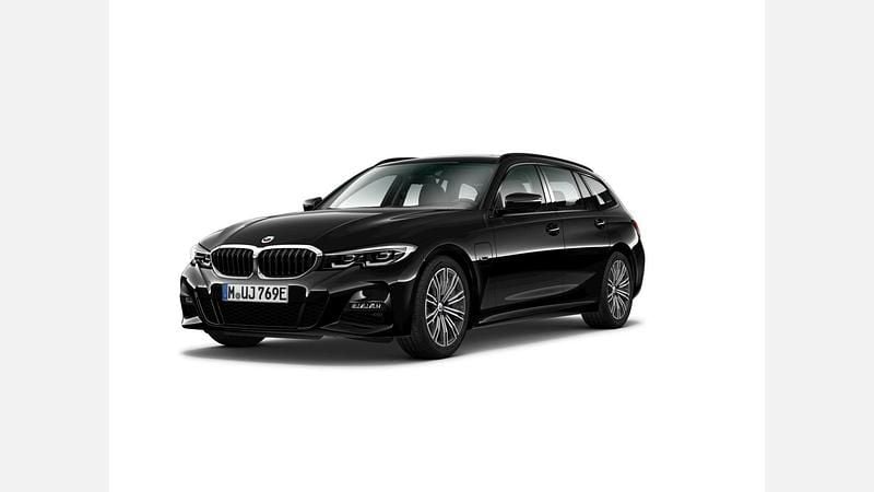 Negru sapphire metalizat Utilizat 2022 BMW 330e Shadowline Break | 33.856 EUR (Puțin scump) - Imagine 1/4