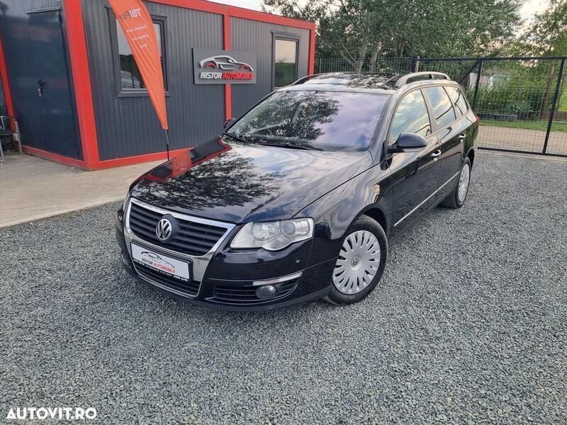 Negru Utilizat 2009 VW Passat Highline Break | 4.499 EUR (Preț OK) - Imagine 1/4