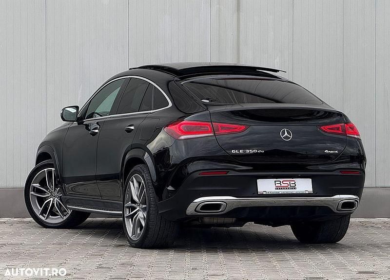 Second-hand Mercedes GLE350 AMG line 319 CP (234 kW) 2021 Culoarenegru Coupe