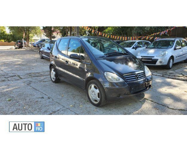 Negru Utilizat 2000 Mercedes A190 Hatchback | 1.499 EUR - Imagine 1/4