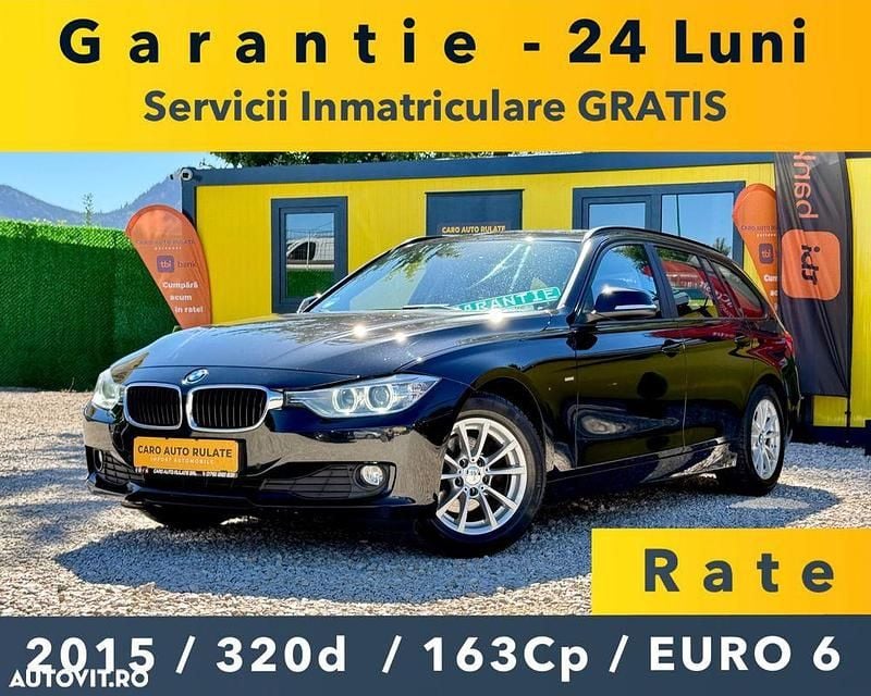 Culoarenegru Utilizat 2015 BMW 320 Efficient Dynamics Break | 11.190 EUR (Preț bun) - Imagine 1/4