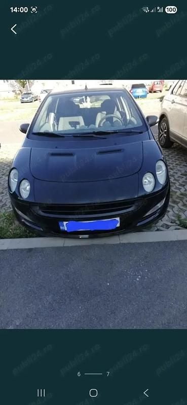 Negru Utilizat 2005 Smart ForFour Berlinǎ | 1.650 EUR - Imagine 1/3