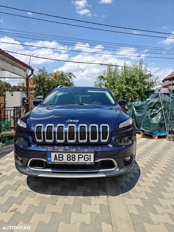 Albastru Utilizat 2015 Jeep Cherokee Limited SUV | 12.000 EUR - Imagine 1/4