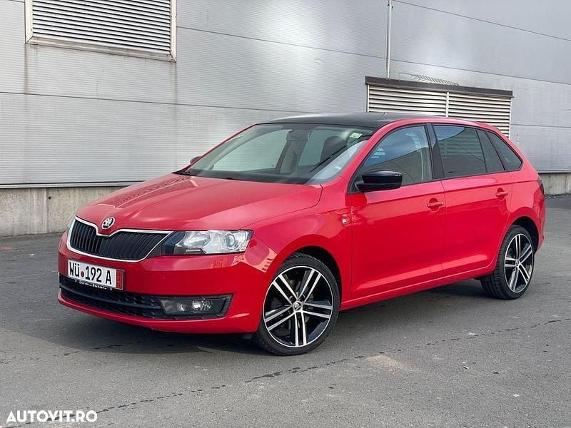Rosu Utilizat 2014 Skoda Rapid Cool Edition Hatchback | 6.590 EUR (Preț OK) - Imagine 1/4