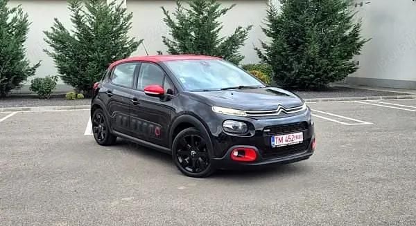Second-hand Citroën C3 PureTech 110 CP (80 kW) 2017 Culoarenegru Hatchback