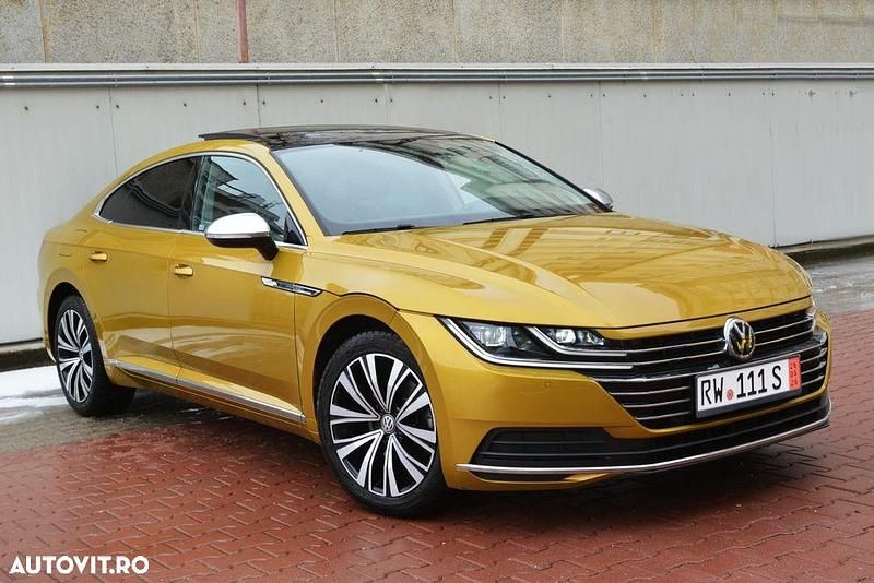 Second-hand VW Arteon Elegance 150 CP (110 kW) 2018 Culoaregalbeuriu Hatchback