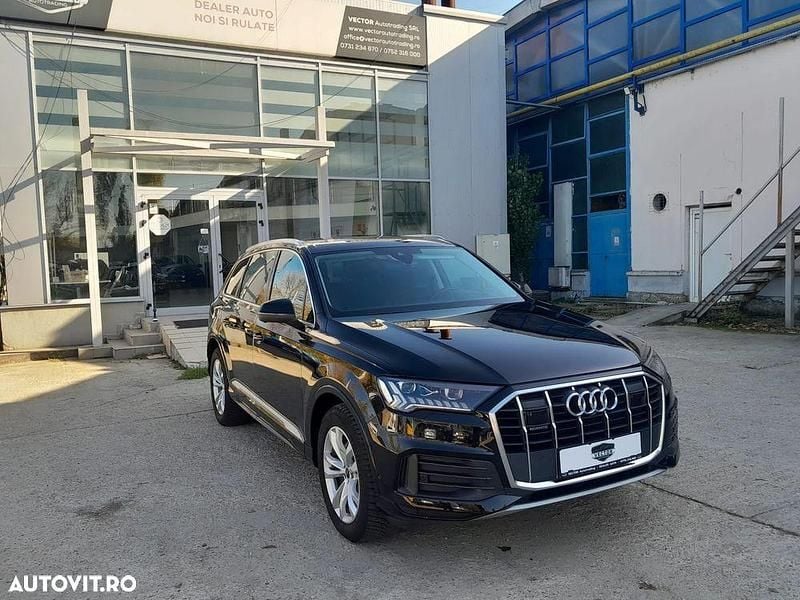 Culoarenegru Utilizat 2021 Audi Q7 Comfort SUV | 54.892 EUR - Imagine 1/4
